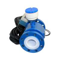 liquid waste water flow meter price 4-20mA RS485 digital water Electromagnetic Flow meter magnetic flowmeter